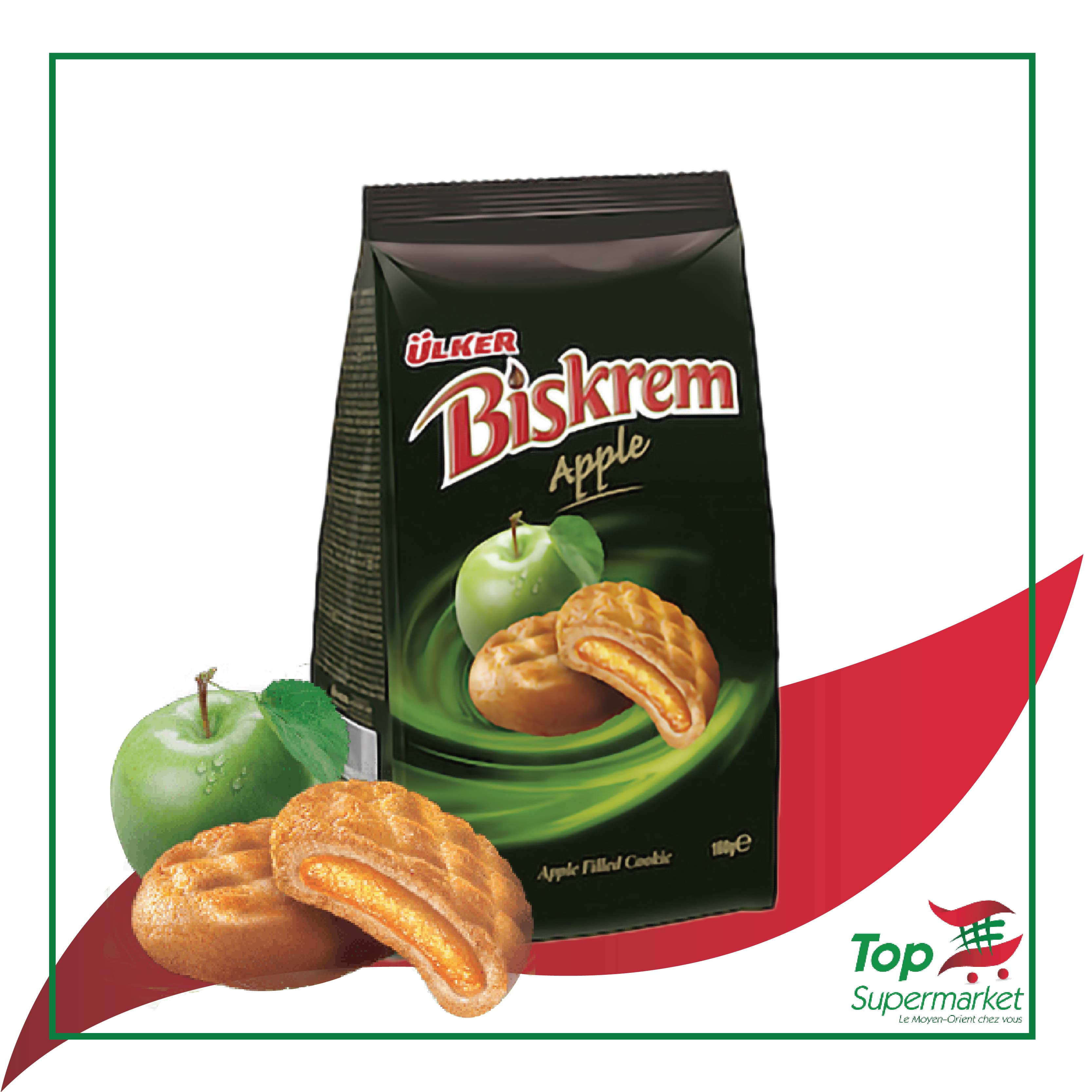 Ulker Biskrem Saveur Pomme 160gr